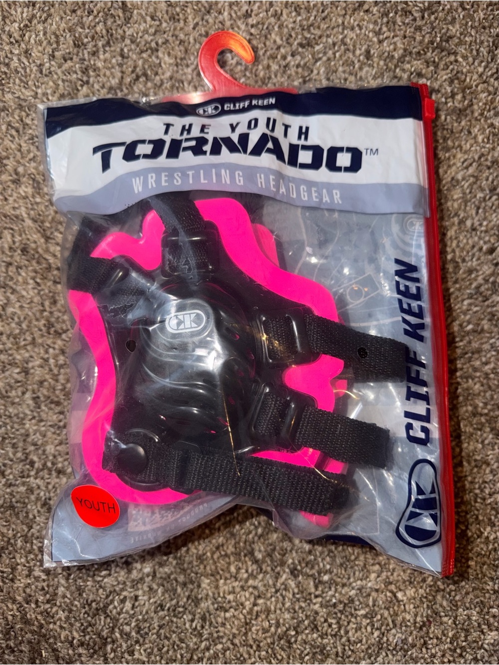 Cliff Keen YF5 Tornado Youth Boys Girls Wrestling Headgear Pink Black New